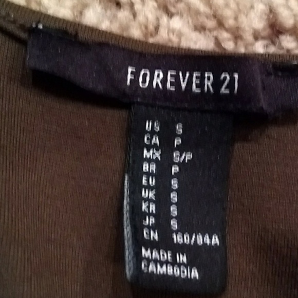 olive green bodysuit - Picture 2 of 5